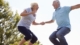 Trampolinespringen gezonder dan hardlopen
