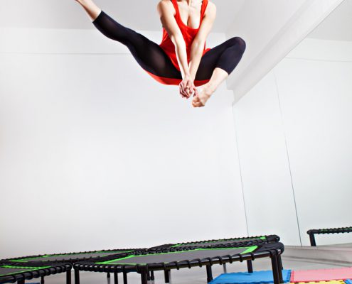 spieren versterken met trampolinespringen