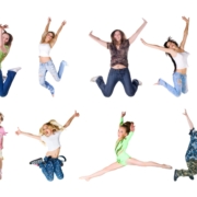 jumping people