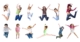 jumping people